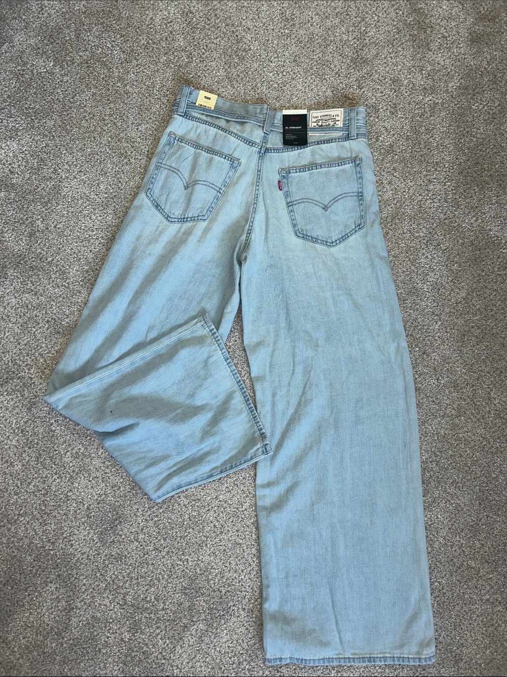 Levi's Light Blue Relaxed Tie-Waist Woman’s Jeans